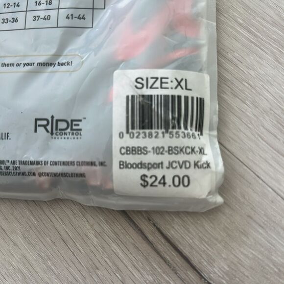 Contenders JCVD Boxer Brief Bloodsport XL NWT IN PACKAGE - Picture 7 of 7